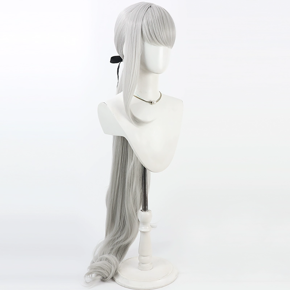 The Hundred Line -Last Defense Academy-Tsubasa Kawana White Cosplay Wig